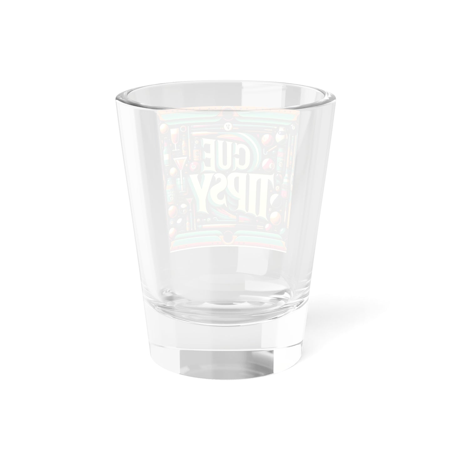 Cue Tipsy! Pool Gift, Pool Shot, Funny Pool Gifts for Him, Dad, Husband, Men, Pool Lover, Fans, Pool Player Shot Glass, Shot Glass, 1.5oz